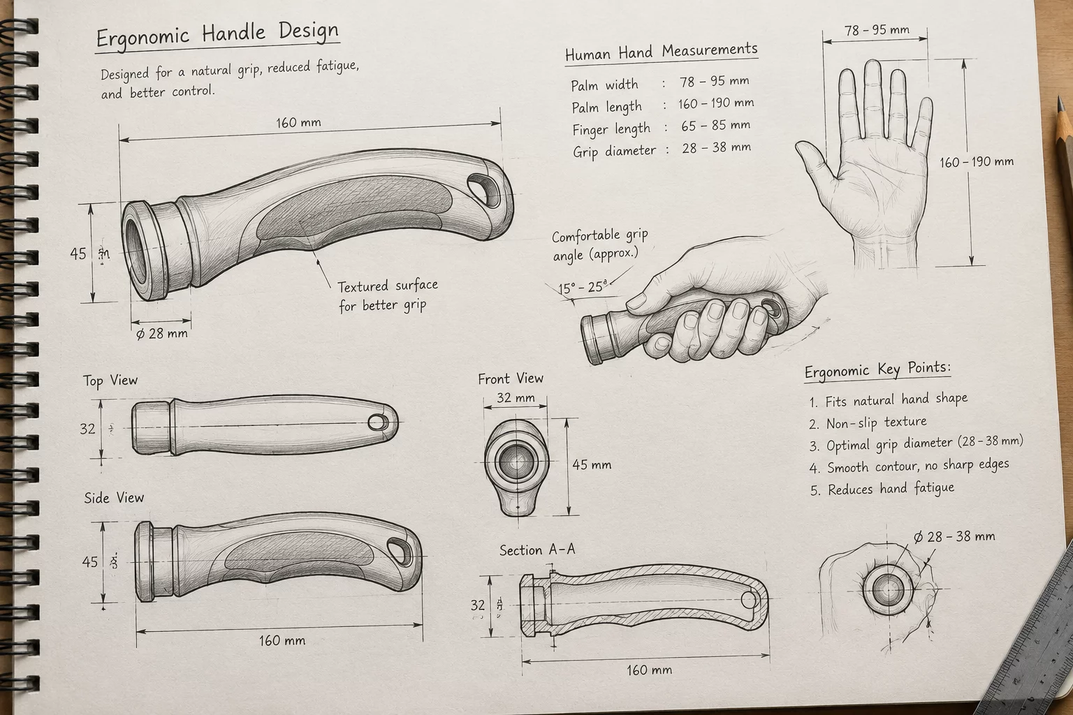 A Handle for a Human Hand