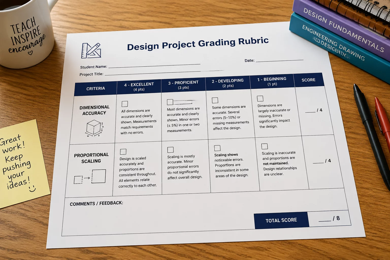 Proportional Scaling Rubric